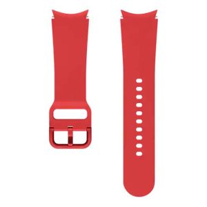 Curea pentru Samsung Galaxy Watch4 si Watch4 Classic, Sport Band, M/L, Red