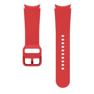 Curea pentru Samsung Galaxy Watch4 si Watch4 Classic, Sport Band, S/M, Red