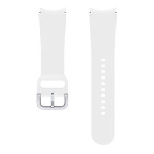 Curea pentru Samsung Galaxy Watch4 si Watch4 Classic, Sport Band, M/L, White