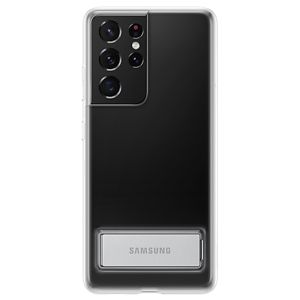 Husa de protectie telefon Samsung Clear Standing  pentru Samsung Galaxy S21 Ultra, EF-JG998CTEGWW, Transparent