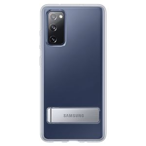 Husa de protectie telefon Samsung Clear Standing Cover pentru Samsung Galaxy S20 FE, EF-JG780CTEGEU, Transparent