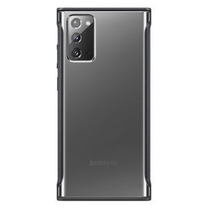Husa de protectie telefon Samsung Clear Protective Cover pentru Samsung Galaxy Note 20, EF-GN980CBEGEU, Negru