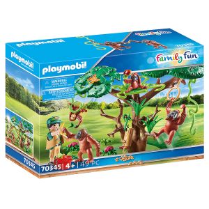 Jucarie Playmobil Family Fun, Urangutani in copac 70345