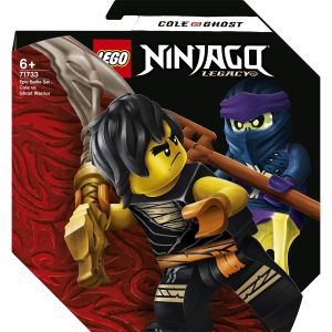LEGO® NINJAGO: Batalie Epica - Cole vs. Ghost Warrior 71733, 51 piese, Multicolor