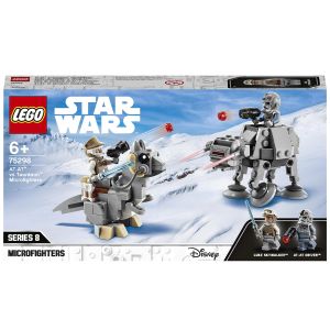 LEGO® Star Wars: AT-AT vs. Tauntaun Microfighters 75298, 205 piese, Multicolor
