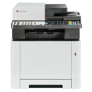 Imprimanta Multifunctionala Kyocera ECOSYS MA2100cwfx Laser color A4, 21 ppm, duplex, 1200x1200 dpi, ADF, USB, Retea, Wi-Fi, starter toner, Alb/Negru