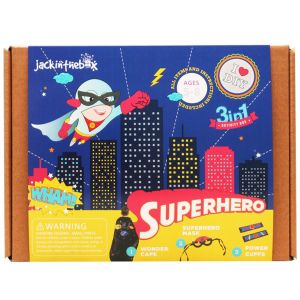 Jucarie Set creatie Jack In The Box, Supererou, 3 in 1, Multicolor
