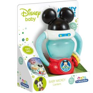 Jucarie interactiva Baby Clementoni Disney Baby, Lanterna Mickey Mouse, Multicolor