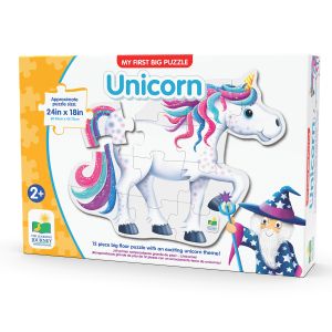 Jucarie Primul meu puzzle de podea-Unicorn, The Learning Journey, Multicolor