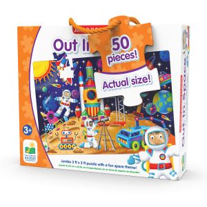 Jucarie Puzzle mare de podea, The Learning Journey, In spatiu, Multicolor