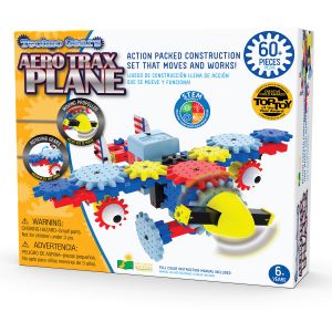 Jucarie Joc de constructie, The learning Journey, Avion, Multicolor