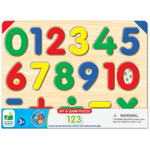 Jucarie Puzzle, The Learning Journey, Sa invatam numerele, Multicolor