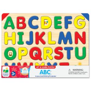 Jucarie Puzzle The Learning Journey, Sa invatam alfabetul, Multicolor