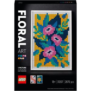LEGO® Art: Arta florala, 2870 piese, Multicolor, 31207, Multicolor