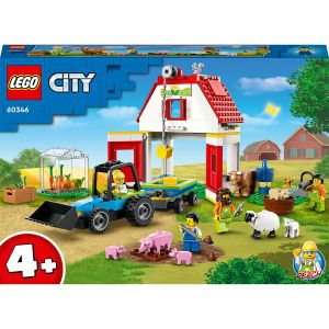 LEGOÂ® City: Hambar si animale de ferma, 230 piese, 60346, Multicolor