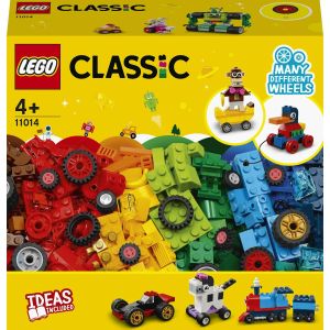 LEGO® Classic: Caramizi si roti 11014, 653 piese, Multicolor