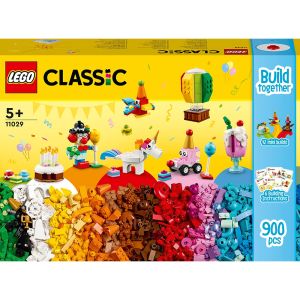 LEGO® Classic: Cutie de petrecere creativa 11029, 900 piese, Multicolor