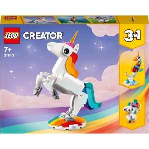LEGOÂ® Creator 3 in 1 - Unicorn magic 31140, 145 piese, Multicolor