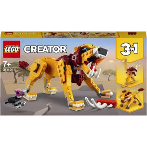LEGO® Creator: Leu salbatic, 224 piese, Multicolor, 31112, Multicolor