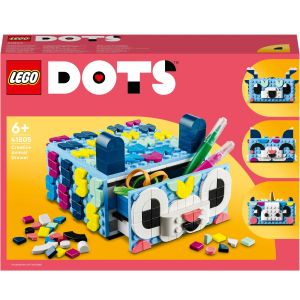 LEGO® DOTS: Sertar creativ cu animale 41805, 643 piese, Multicolor