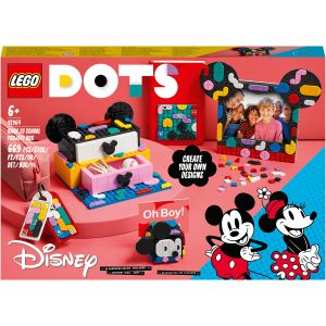 LEGO® DOTS: Pachet Back to School Mickey Mouse si Minnie Mouse, 669 piese, Multicolor, 41964, Multicolor