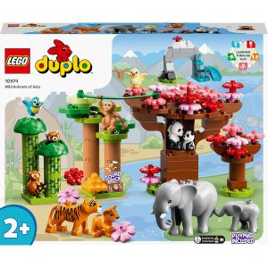 LEGO® DUPLO: Animale din Asia, 117 piese, Multicolor, 10974, Multicolor
