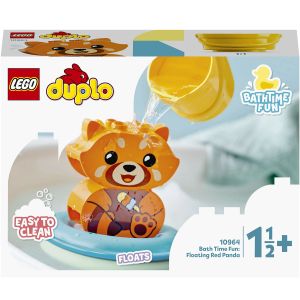 LEGO® DUPLO: Panda Rosu Plutitor, 5 piese, Multicolor, 10964, Multicolor