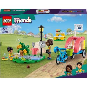 LEGOÂ® Friends - Bicicleta pentru salvarea cainilor 41738, 125 piese, Multicolor