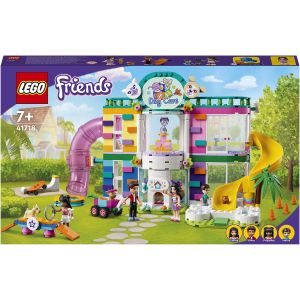 LEGO® Friends: Centrul de Ingrijire a Animalelor, 593 piese, Multicolor, 41718, Multicolor