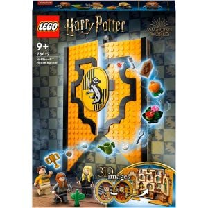 LEGOÂ® Harry Potterâ„˘ - Bannerul Casei Hufflepuffâ„˘ 76412, 313 piese, Multicolor