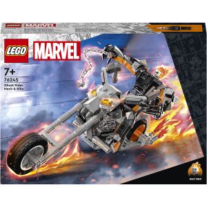 LEGOÂ® Marvel Super Heroes: Robot si motocicleta Ghost Rider 76245, 264 piese, Multicolor