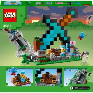 LEGO® Minecraft: Avanpostul sabiei 21244, 427 piese, Multicolor