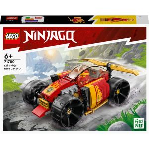 LEGO® Ninjago: Masina de curse EVO ninja a lui Kai 71780, 94 piese, Multicolor