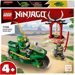 LEGO® Ninjago: Motocicleta de strada Ninja a lui Lloyd 71788, 64 piese, Multicolor
