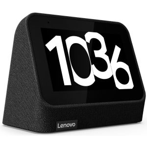 Pachet Ceas Inteligent Lenovo Clock 2 Negru + Stand Birou Wireless