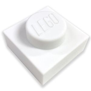 Lampi si brelocuri cu LED: Lampa Caramida LEGO, Alba, LGL-LP50