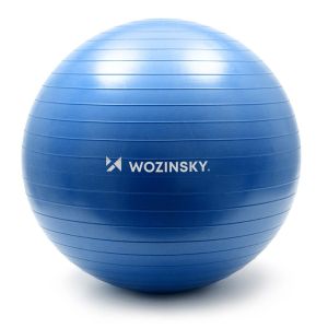 Minge gimnastica Wozinsky, 65 cm, Albastru