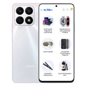 Telefon mobil Honor X8A, 4G, 128GB, 6GB RAM, Dual-SIM, Titanium Silver
