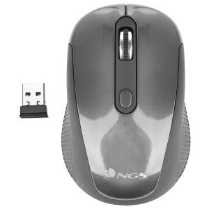 Mouse wireless NGS Haze, 800-1600 dpi, USB, Senzor optic, Gri