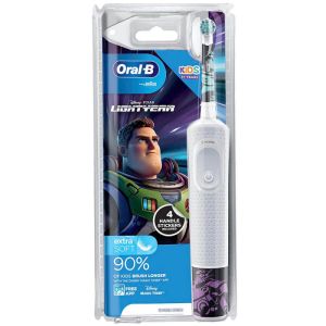 Periuta de dinti electrica pentru copii, Oral-B, Lightyear, Multicolor