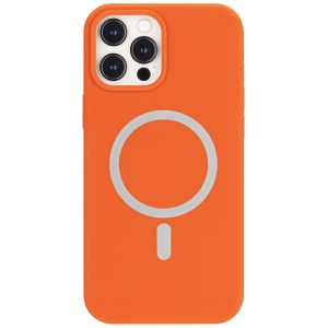 Husa de protectie telefon pentru iPhone 12 Mini, Goospery, Color MagSafe, Portocaliu