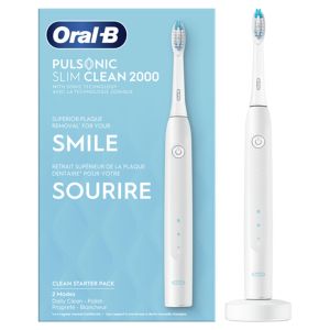 Periuta de dinti electrica, Oral-B Pulsonic Clean 2000, Alb 