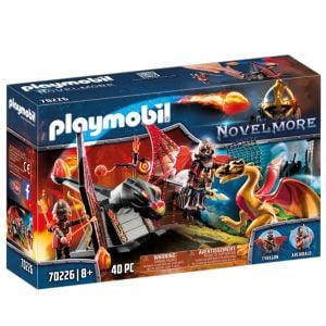 Jucarie Playmobil Novelmore, Banditii Burnham si dragon, 70226