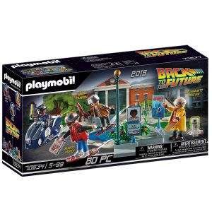 Jucarie Playmobil Back to the Future, Cursa pe hoverboard 70634