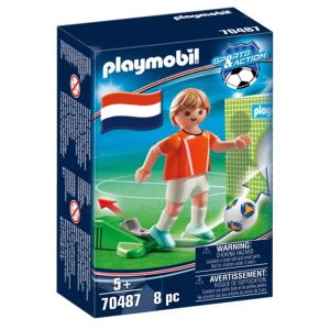 Jucarie Playmobil Sports&Action, Jucator de fotbal Olanda 70487