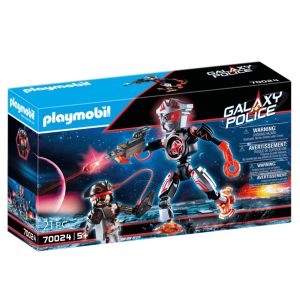 Jucarie Playmobil Galaxy Police, Robotul piratilor galactici 70024