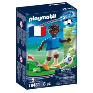 Jucarie Playmobil Sports&Action, Jucator de fotbal Liga B Franta 70481
