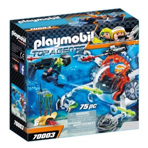 Jucarie Playmobil Top Agents, Echipa de spioni cu submarin 70003
