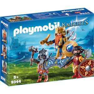 Jucarie Playmobil Knights, Regele pitic cu gardieni, 9344