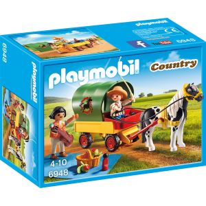 Jucarie Playmobil Country,  Trasura cu ponei si picnic 6948